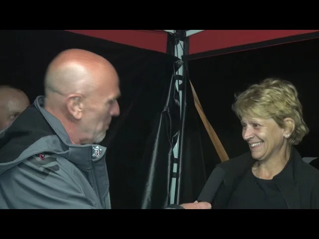 Championnat de France de la Montagne FRANGY - Samedi soir dans le Paddock : ITW Corinne Bourdene...