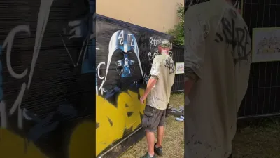 #Graffeur à l’oeuvre à l’occasion de la fête du cinéma Eden ce dimanche 2 juillet 2023