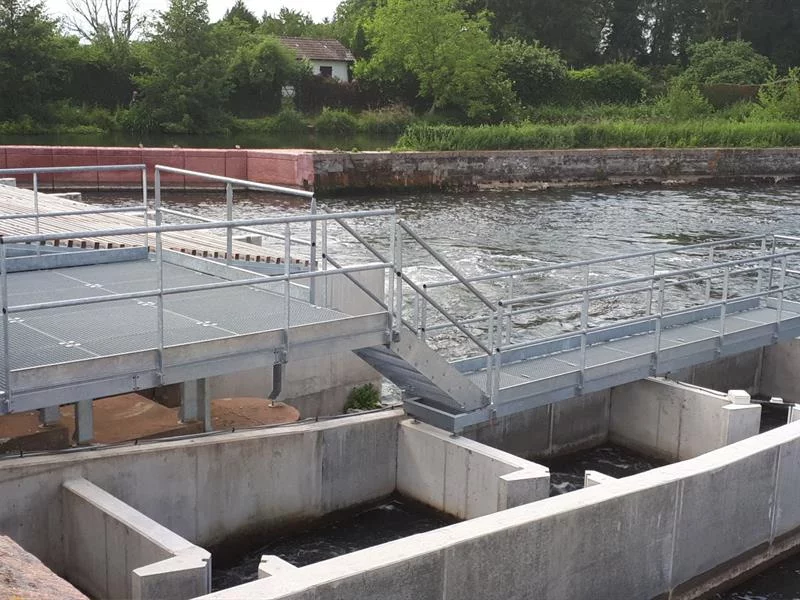 Passe à poisson - barrage de la Steinsau