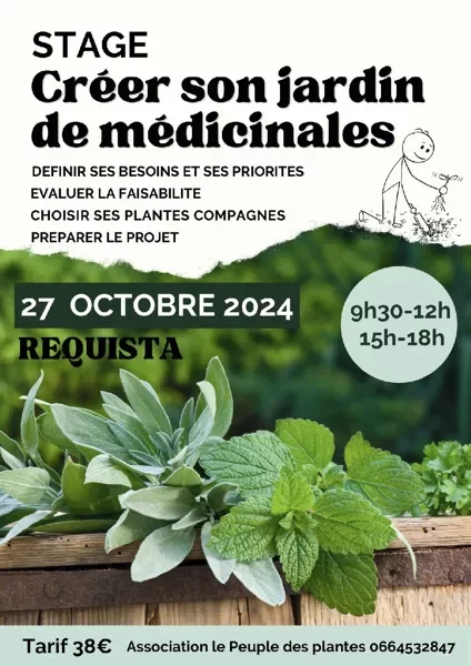STAGE « Créer son jardin de médicinales »