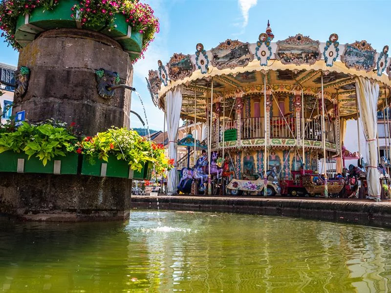 La fontaine de la place Albert Ferry