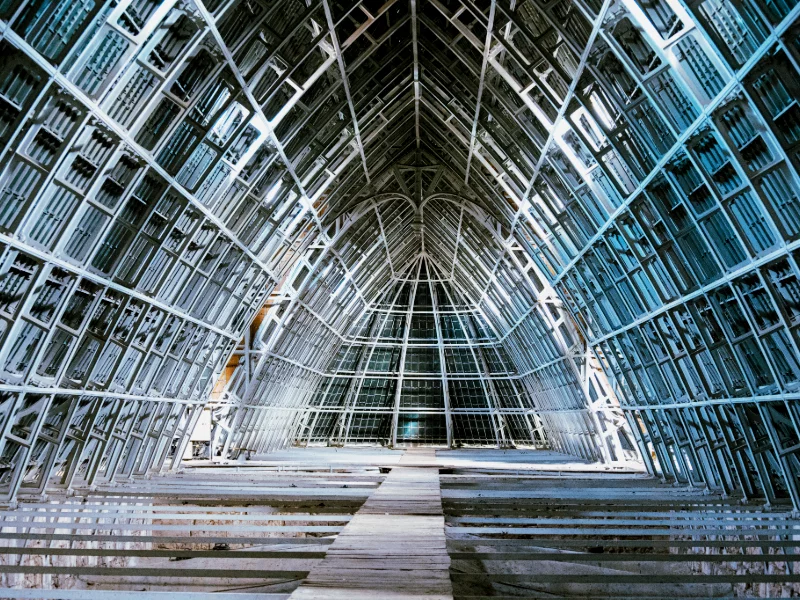 Grands combles de la cathédrale de Chartres