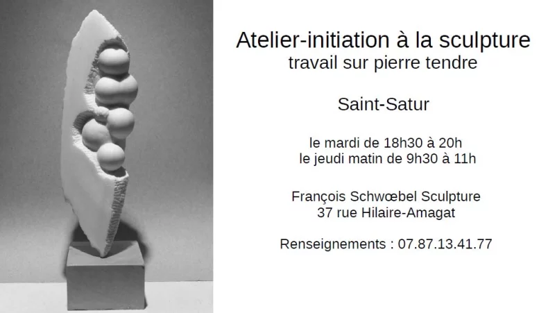 Atelier - initiation à la sculpture