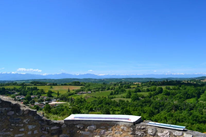 TABLE D'ORIENTATION DU DONJON D'AURIGNAC