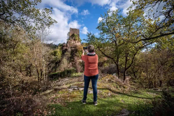 Vestiges du château de Peyroles