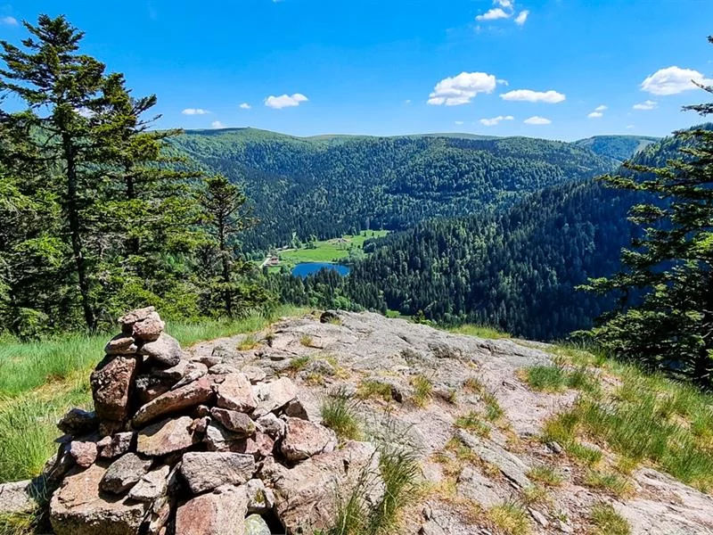Belle roche - Point de vue