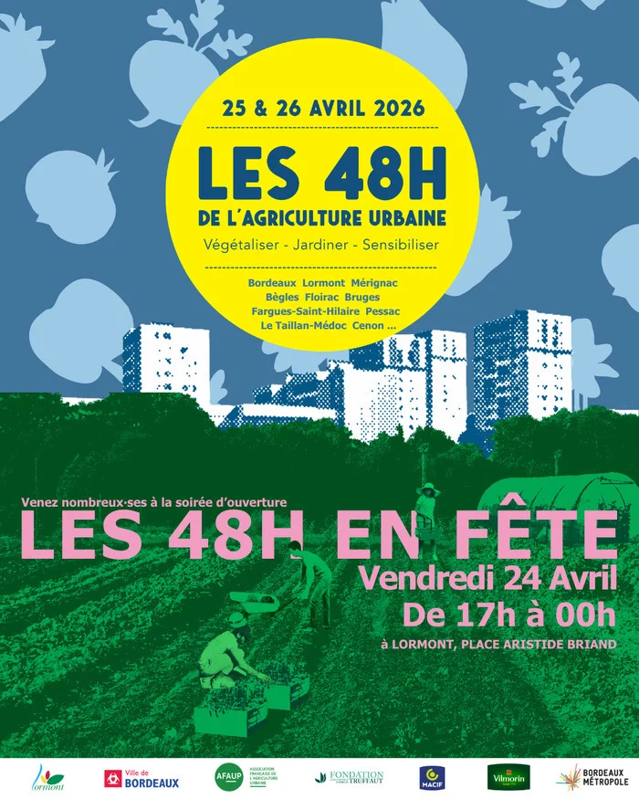 Appel à bénévoles pour l'inauguration du festival des 48H de l'agriculture urbaine