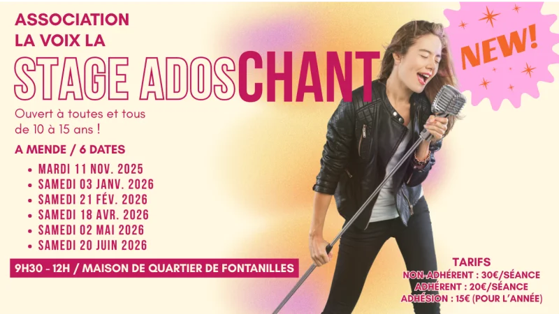 STAGE ADOS CHANT