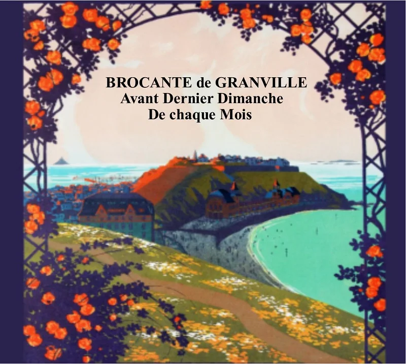 Brocante mensuelle de Granville - Août