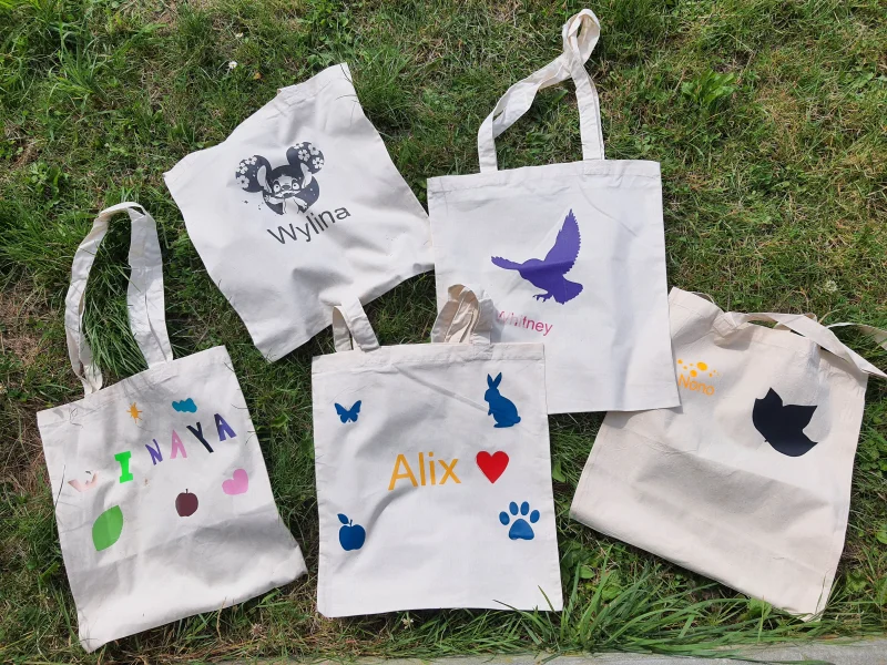 Personnalisation de tote bag