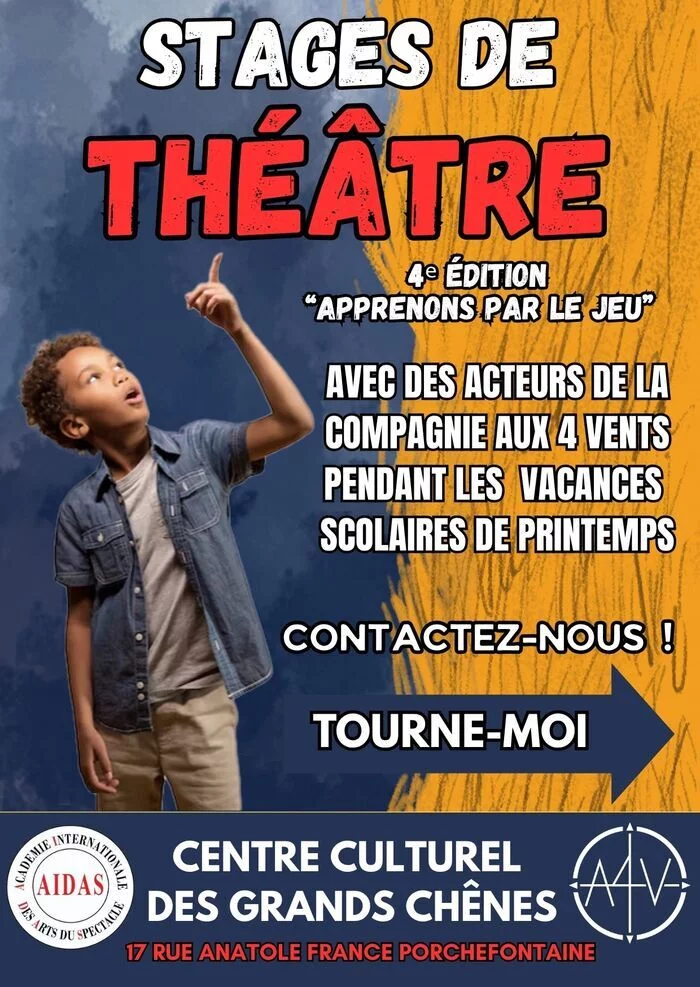 Stages de théâtre pour les enfants pendant les vacances de printemps