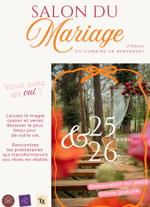 Salon du mariage au Domaine de Bertranet