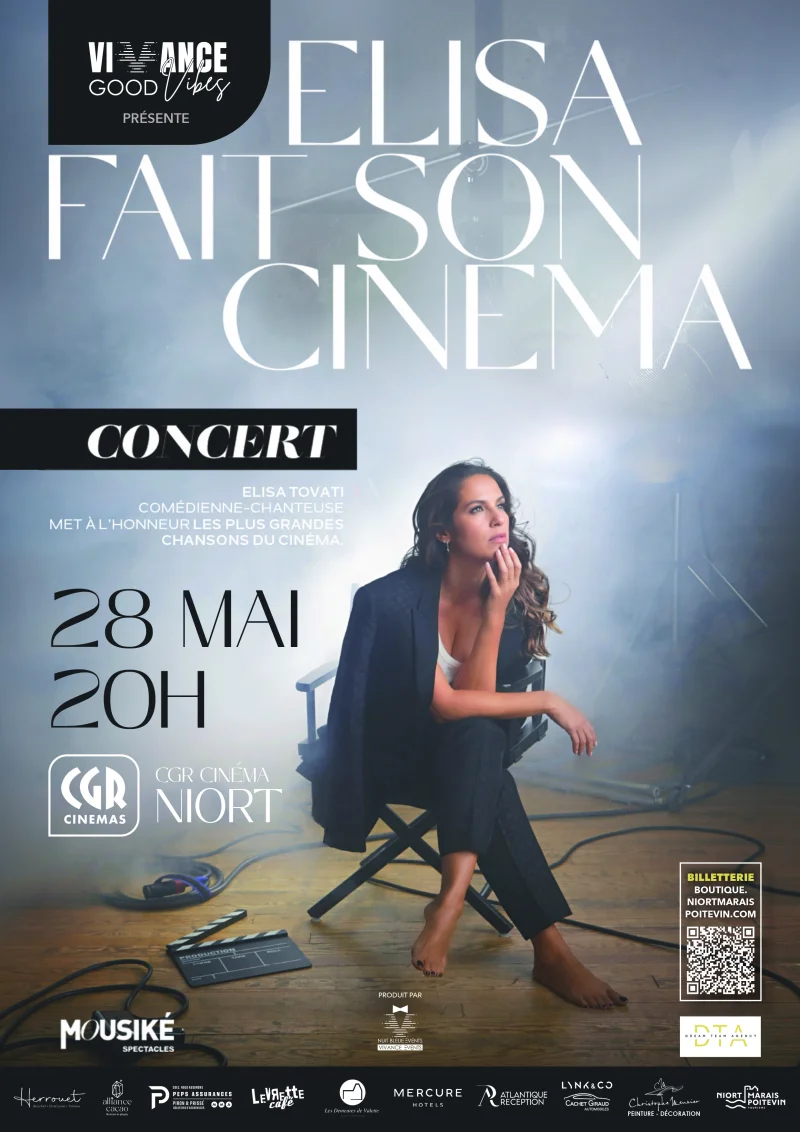 Concert Elisa Tovati au Méga CGR de Niort