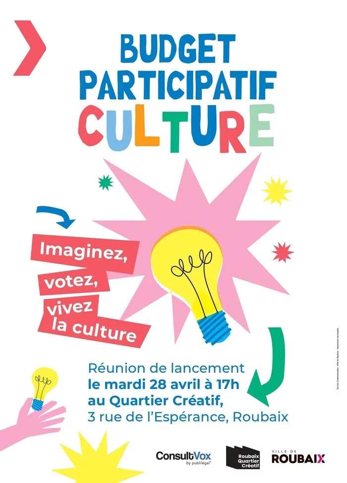 Lancement du budget participatif culture 2026