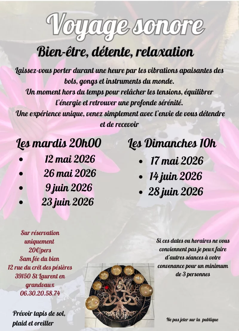 Voyage sonore - Sam fée du bien