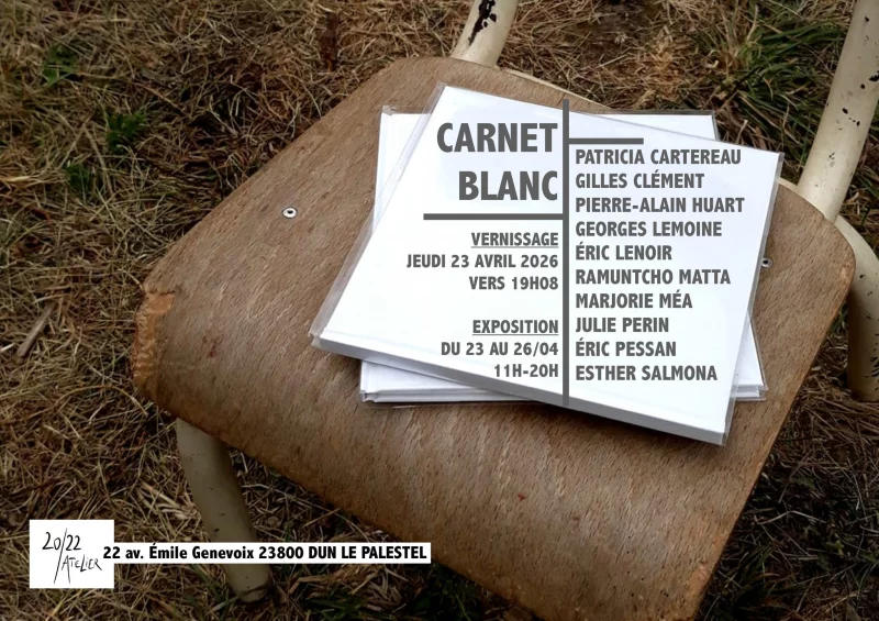 CARNET BLANC, herbier sensations paysage