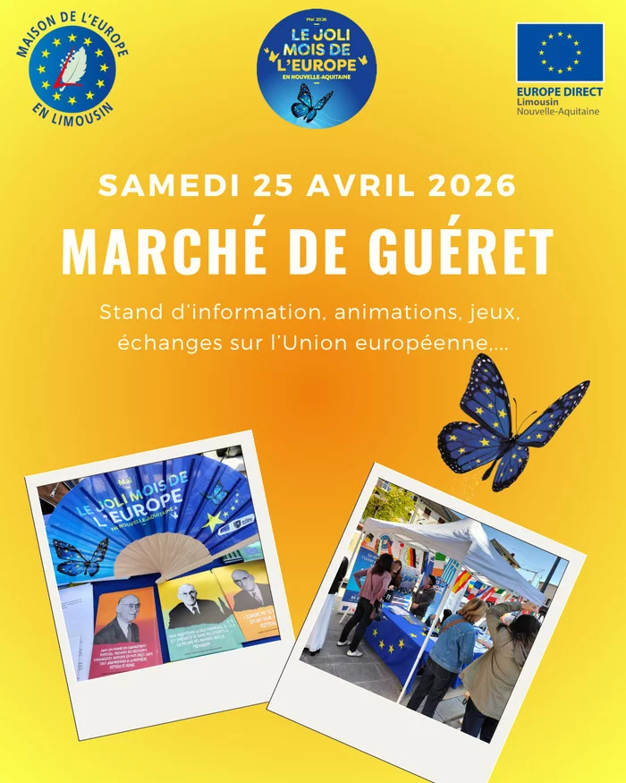 L’Europe s’invite au marché de Guéret !