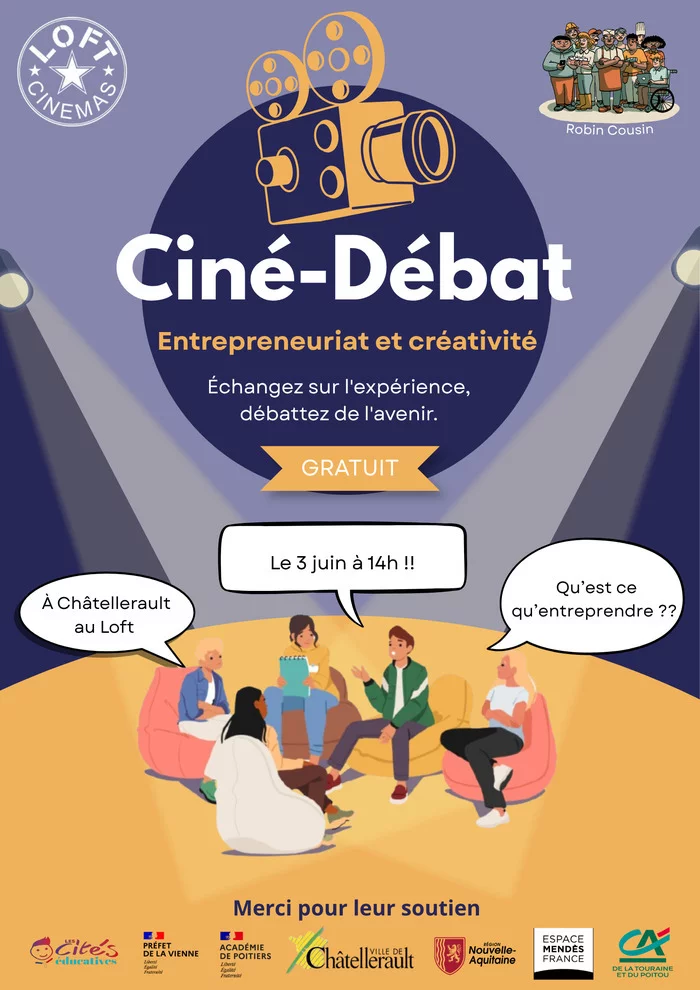 Ciné-débat "Entrepreneuriat et Créativité" 2026