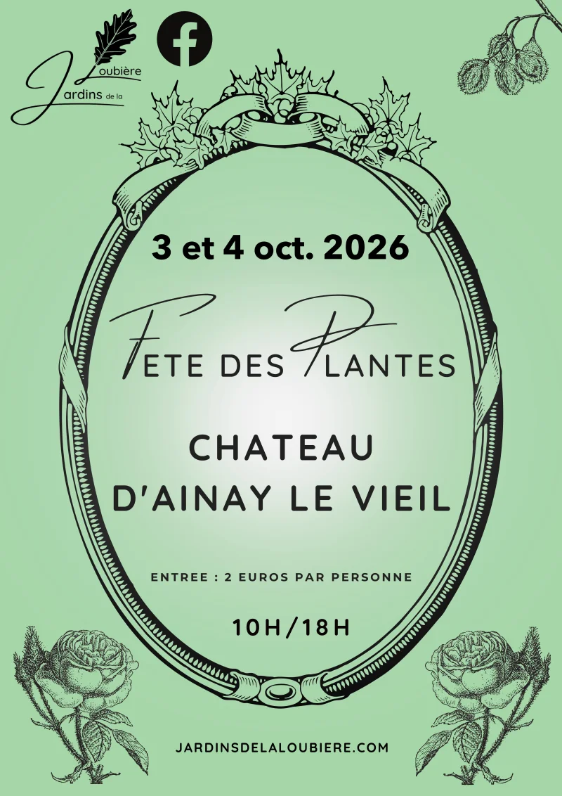 Fête des plantes dans la Haute Cour du Château