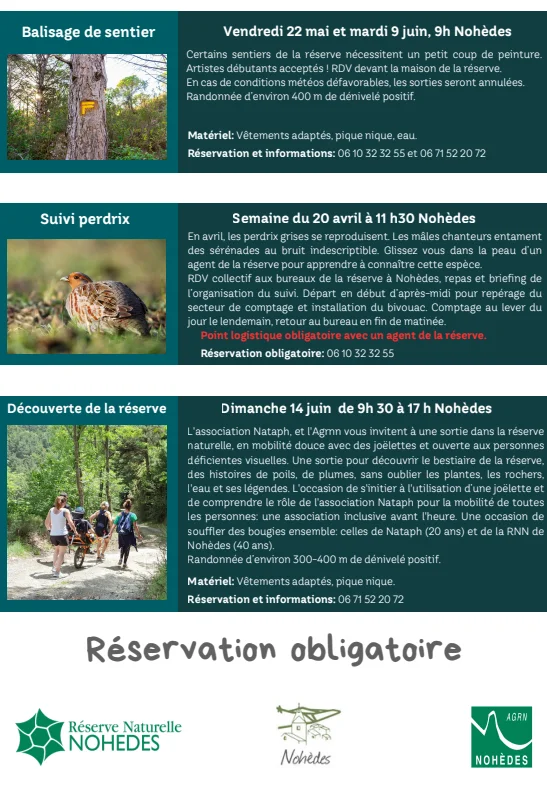 DÉCOUVERTE DE LA RÉSERVE