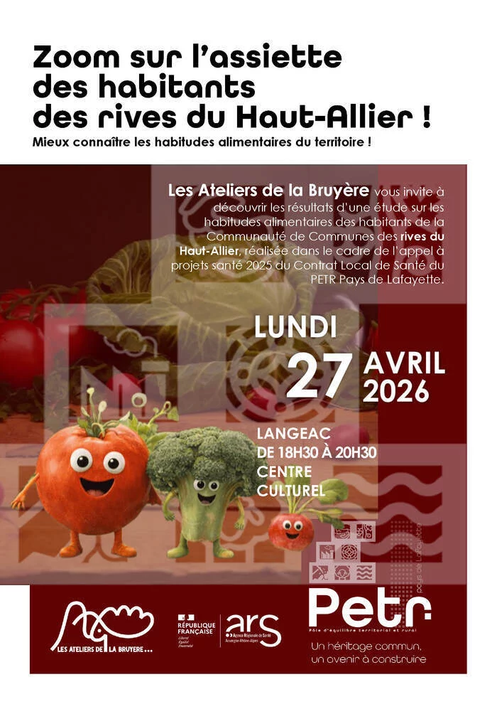 Zoom sur l’assiette des habitants de la communauté de communes des rives du Haut-Allier !