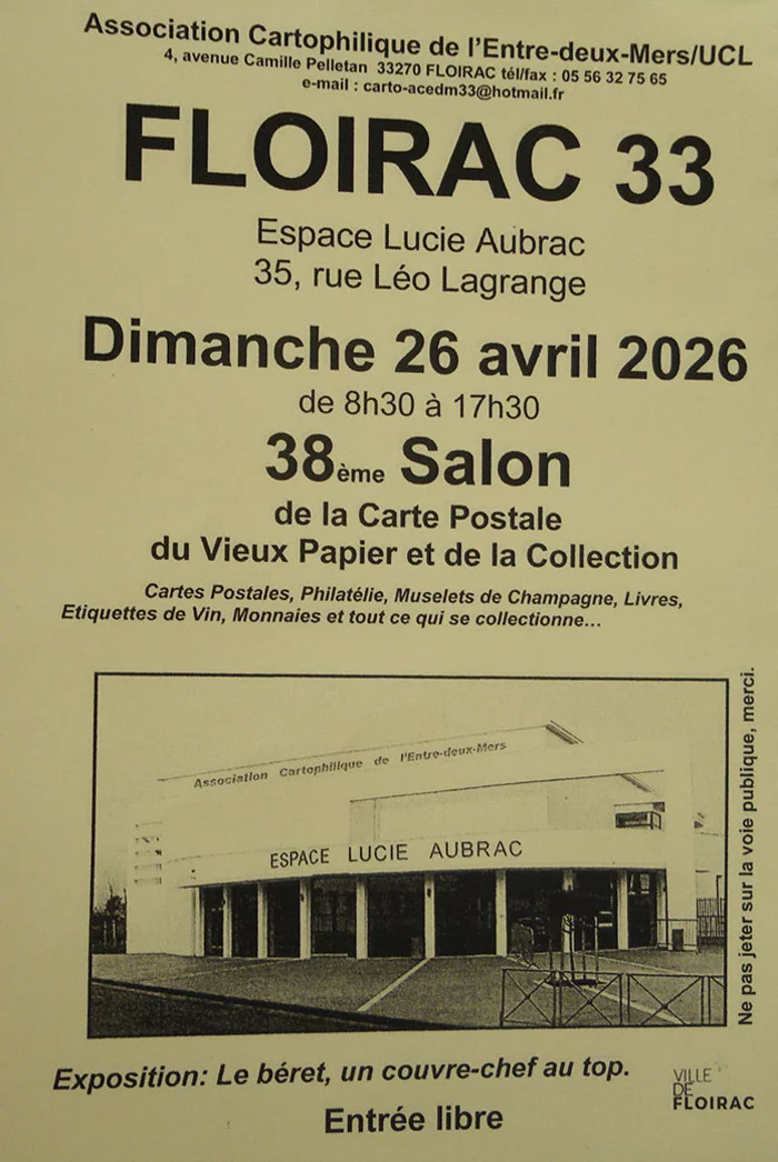 38ème  Salon de la Carte Postale du Vieux Papier et de la Collection