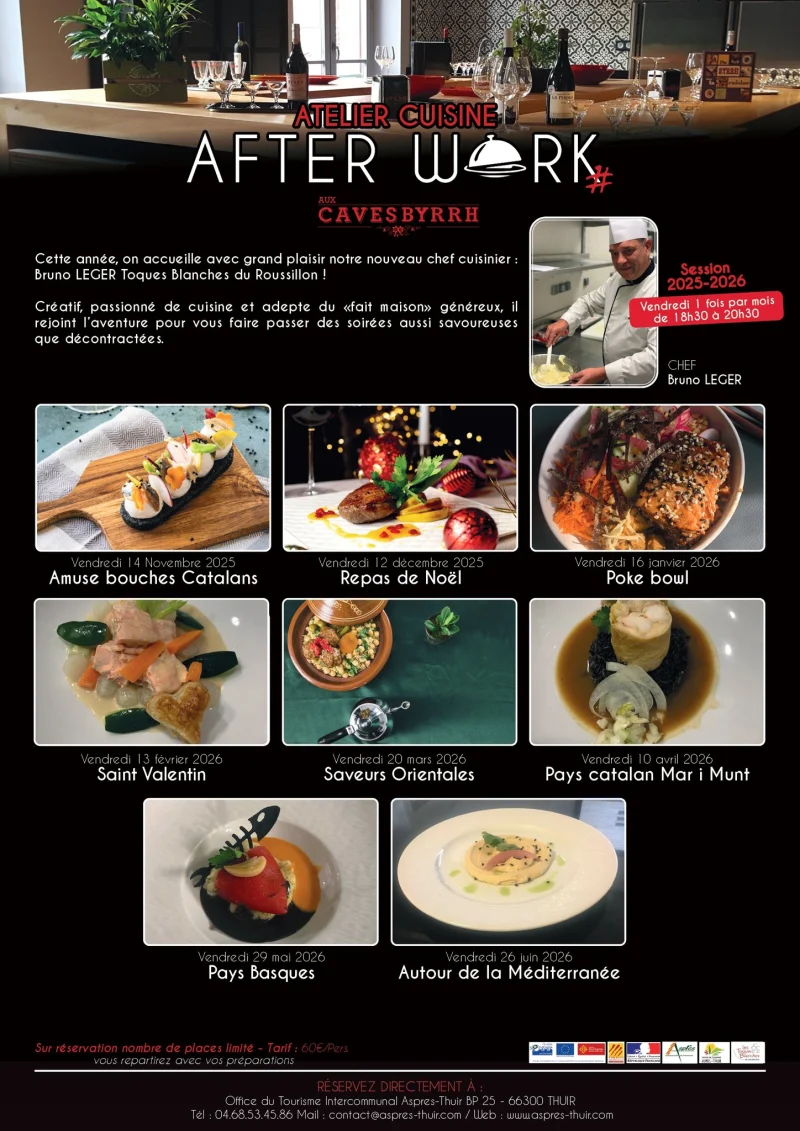 AFTERWORK DE CUISINE AUX CAVES BYRRH 2025-2026