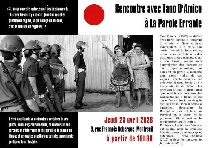 Rencontre avec le photographe Tano D'Amico