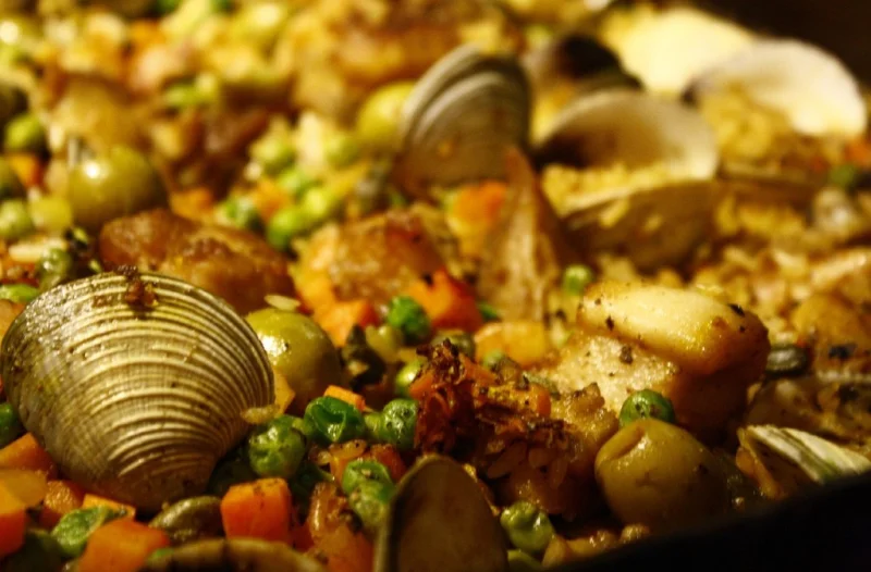 Repas paëlla