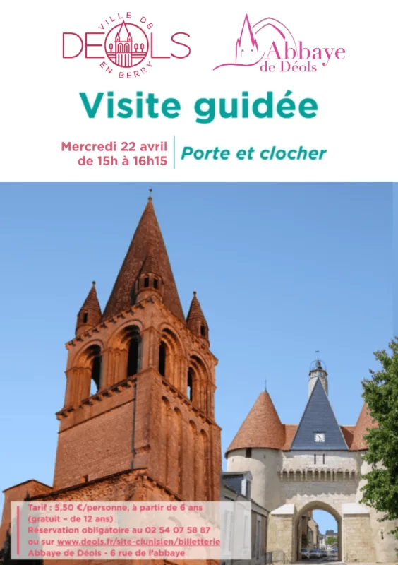 Visite guidée de la porte de l’horloge et du clocher de l’abbaye