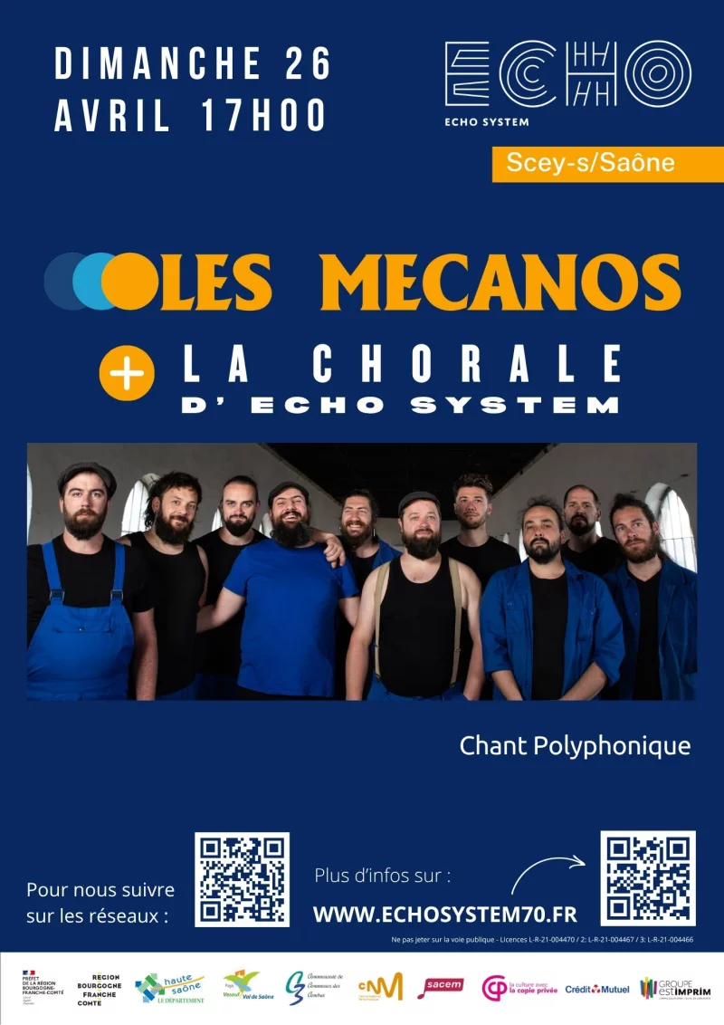 Les Mécanos + La chorale d'Echo System