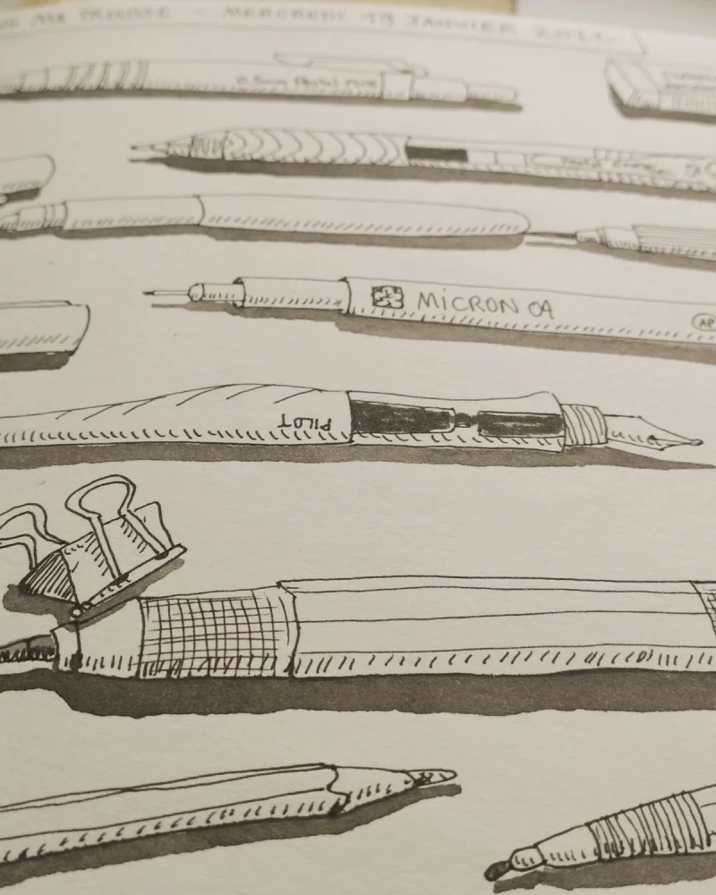 Atelier dessin - Carnet de croquis au quotidien