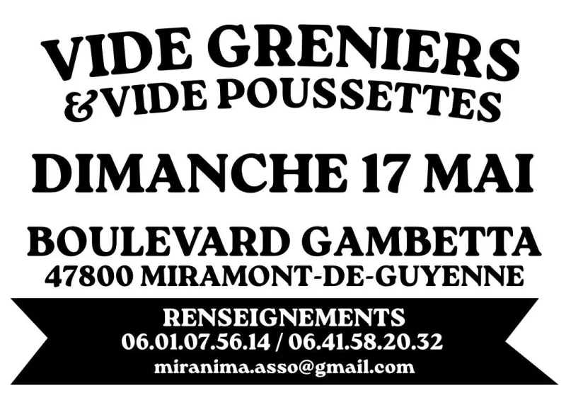 Vide-greniers et vide-poussettes