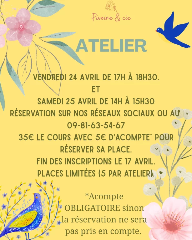 Atelier floral Pivoine & Cie