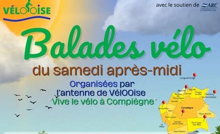 Balade à vélo au départ de Compiègne