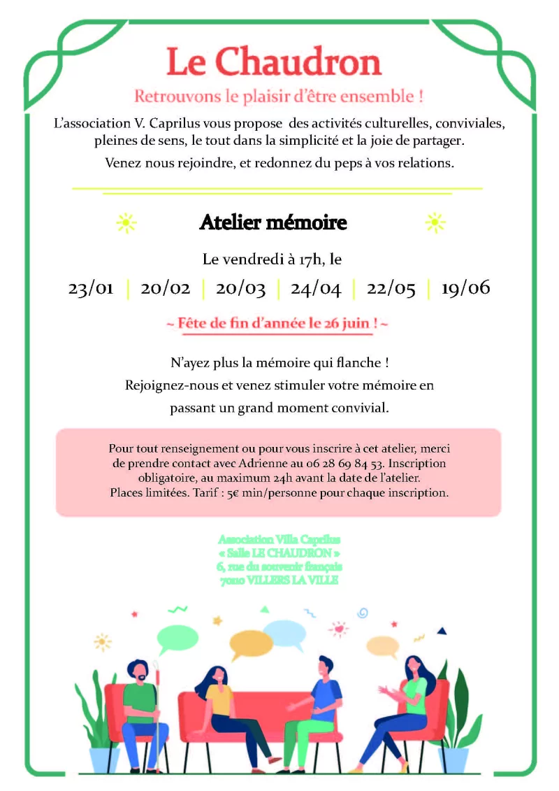 Ateliers mémoire