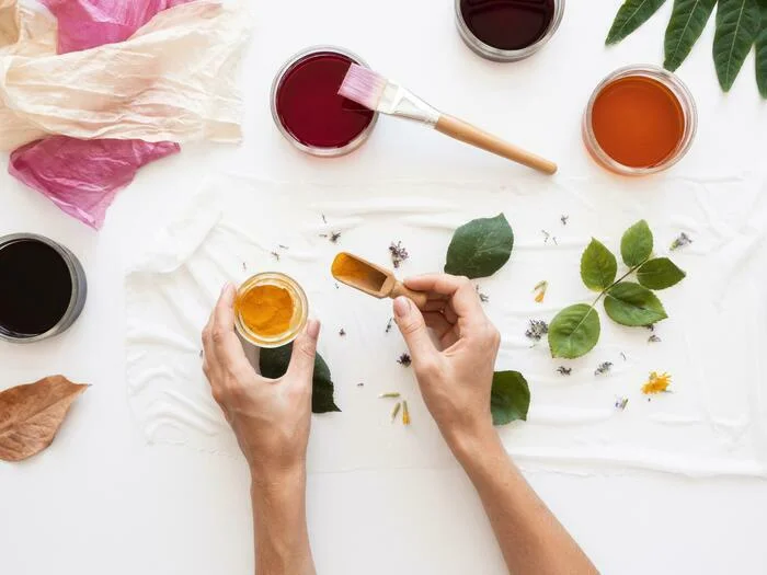 Atelier "peinture végétale"
