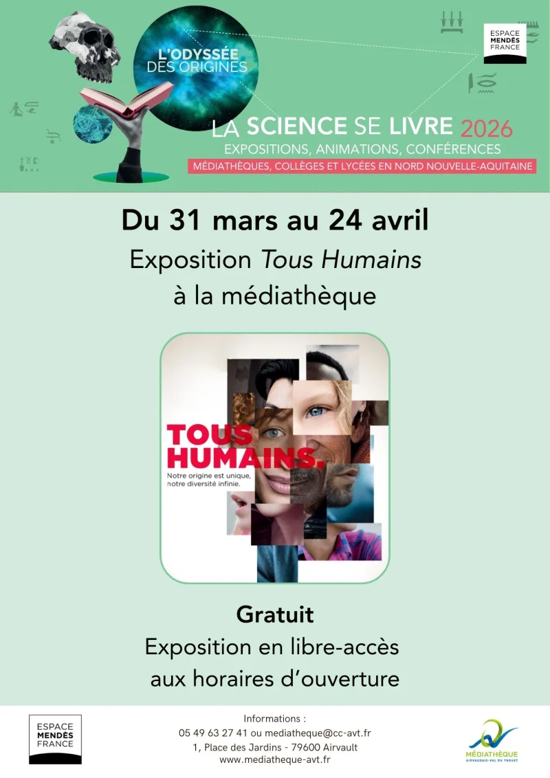 Exposition "Tous Humains" à la Médiathèque
