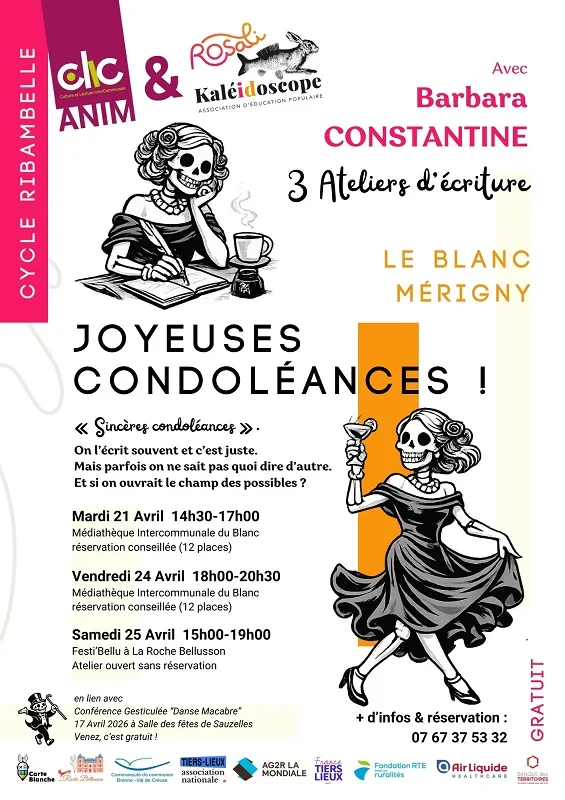 Ateliers d'ecriture: Joyeuses condoléances !
