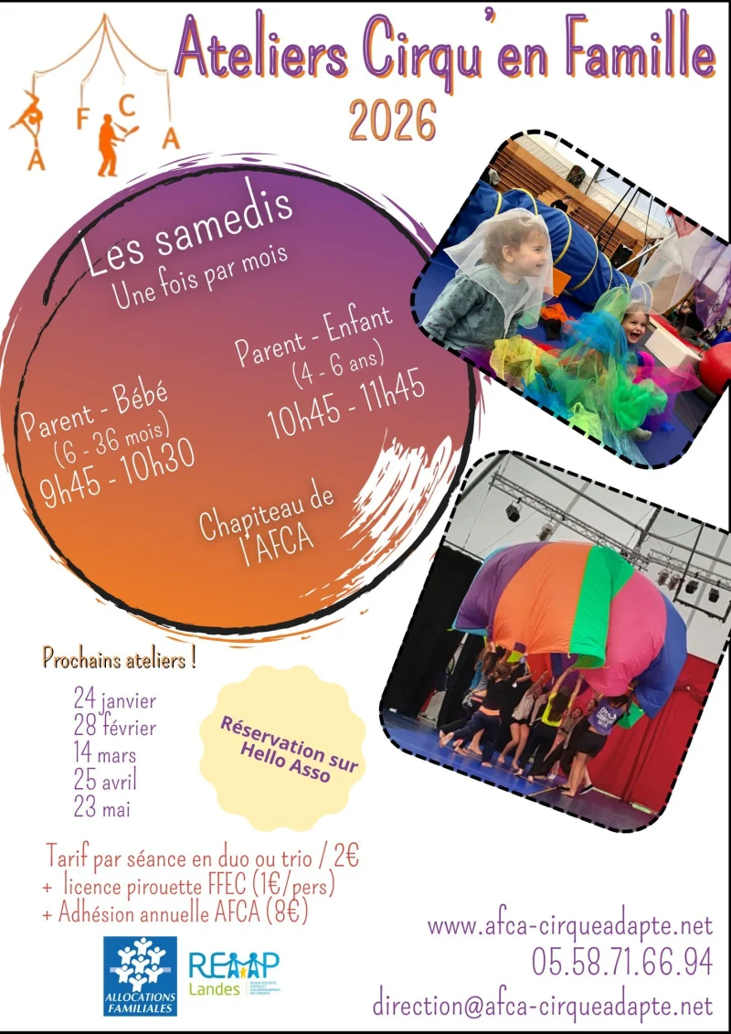 Atelier cirqu'en Familles - Parent/enfant
