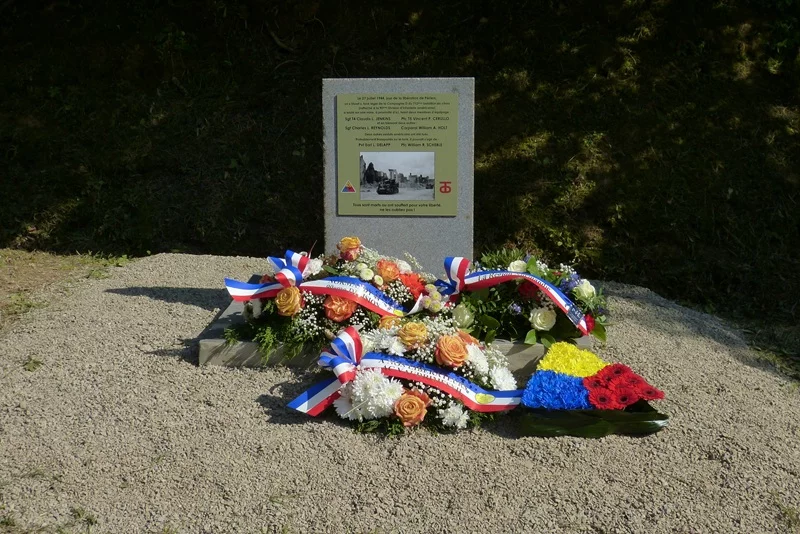 Hommage aux hommes du 712e Battallon de chars