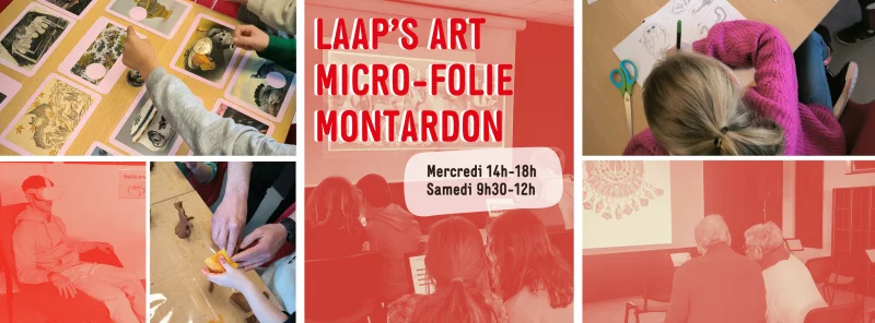 Musée numérique et atelier crochet, à la Micro-Folie