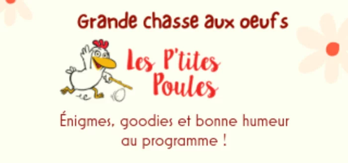 Chasse aux oeufs les petites poules