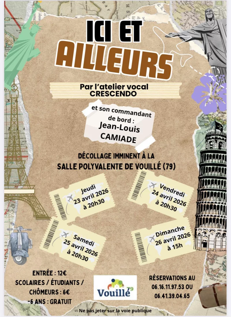 Spectacle "Crescendo – Ici et ailleurs" à Vouillé
