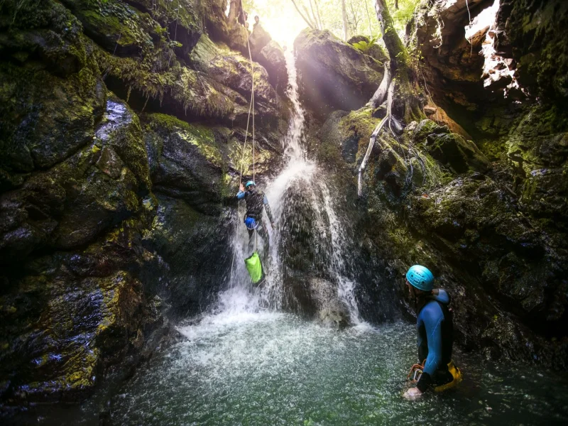 Canyon famille avec Mendi Gaiak