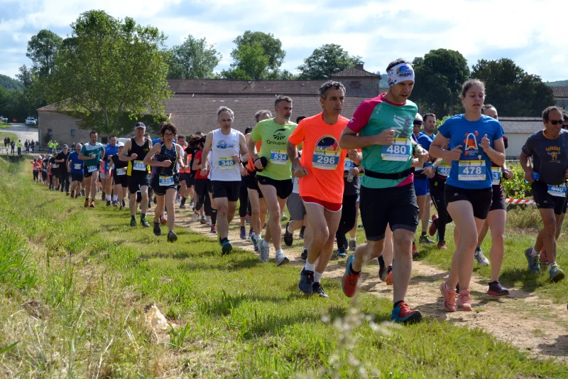 Trail du soleil couchant