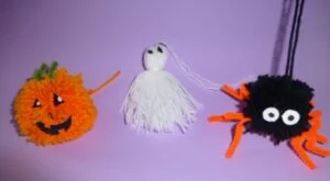 Halloween - La Tour Nivelle - Atelier les pompons d’Halloween