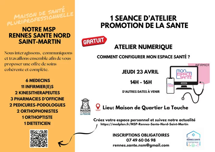 Atelier Numérique - Comment configurer mon espace santé ?