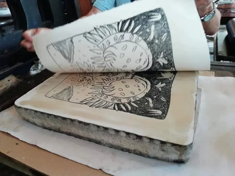 Visite de l'atelier de Didier CLAD