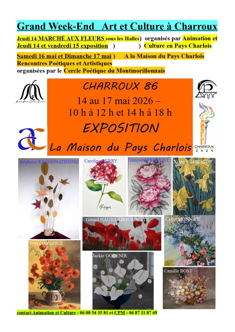 Exposition à La Maison du Pays Charlois